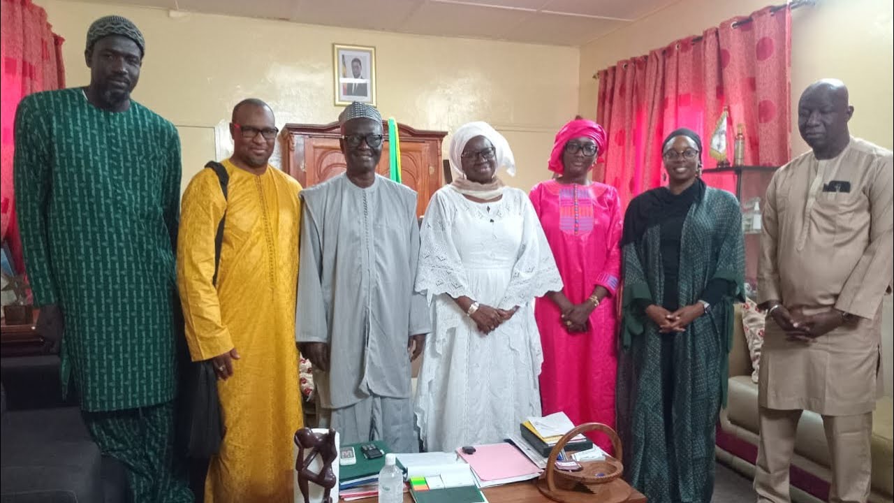 VISITE DE COURTOISIE  D’UNE DÉLÉGATION DE GIZ/GFA/PF2E A LA CHAMBRE DES MÉTIERS DE DAKAR.