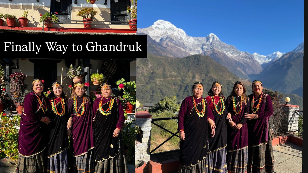 Finally 1hour paxi Dadagau ma pugiyo😩♥️|| Night view at GHANDRUK DADAGAU♥️♥️♥️♥️
