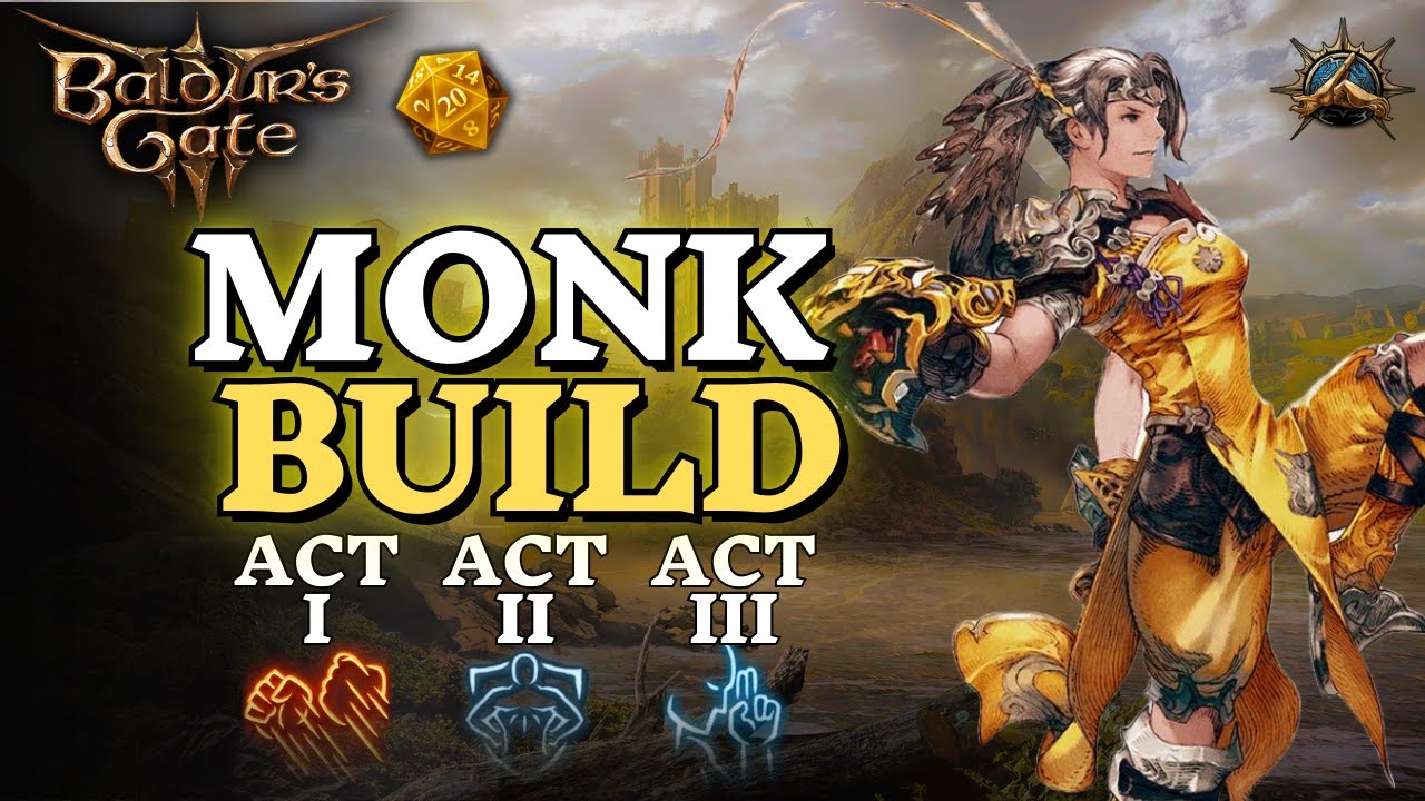 Baldur's Gate 3: Strength Monk Build | Way of the Open Hand Guide