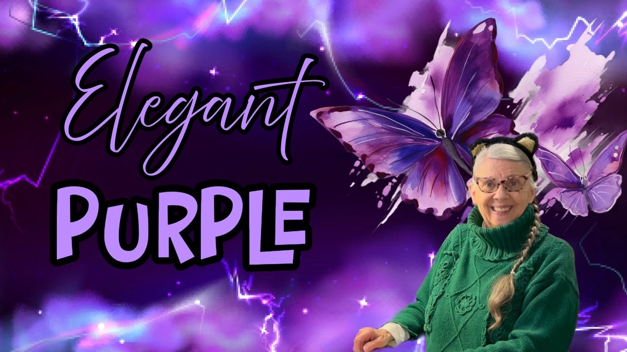 TRASH TRASH TUESDAY! PURPLE TRASHY--Adding the signature using the simple pamphlet stitch!