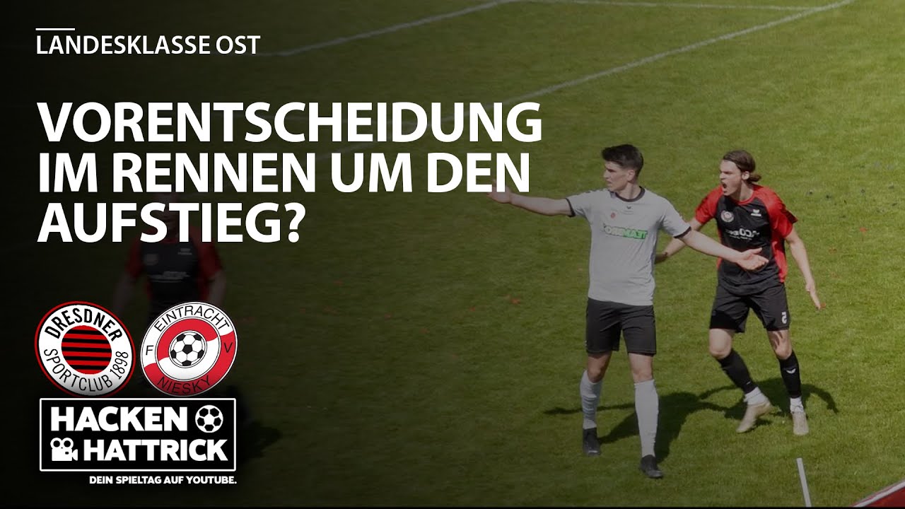 Dresdner SC 1898 vs FV Eintracht Niesky Highlights 24.Spieltag Landesklasse Ost
