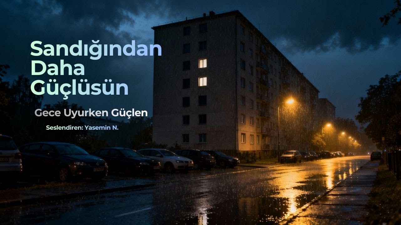Kendine Karşı Daha Nazik Ol | Güçlendiren Sözler & Yağmur Sesi