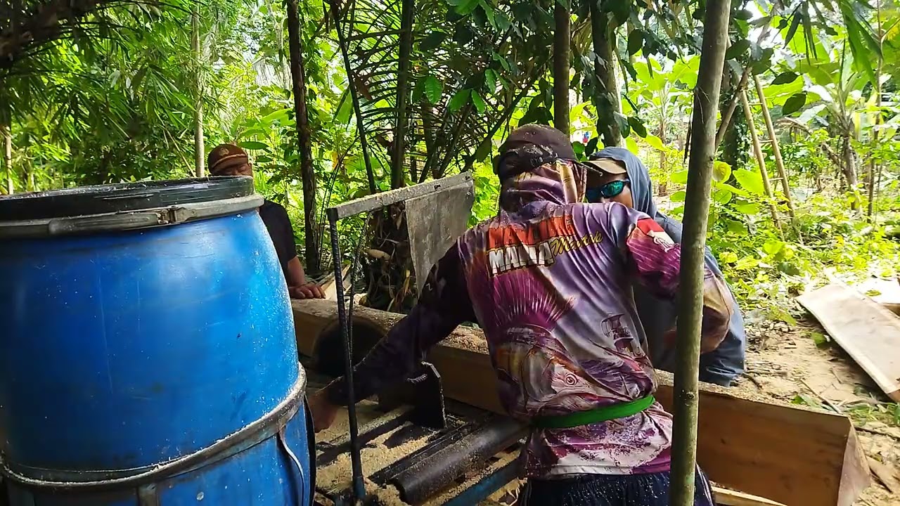Gesek kayu waru buat kusen sama papan