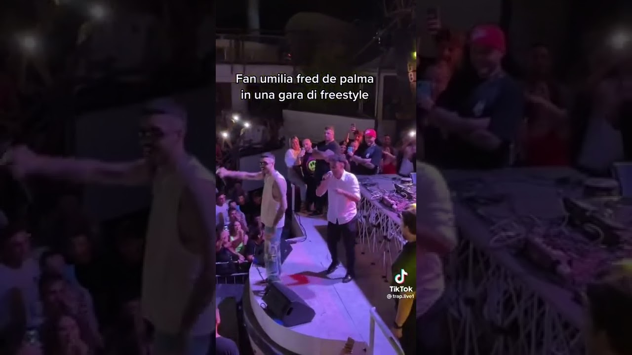 FRED DE PALMA UMILIATO DA UN FAN IN FREESTYLE