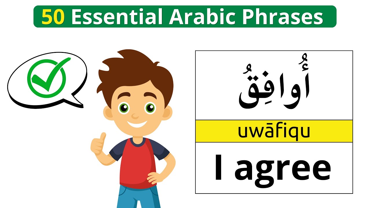 50 Essential Arabic Phrases for Everyday Conversation | Learn Arabic for Beginners