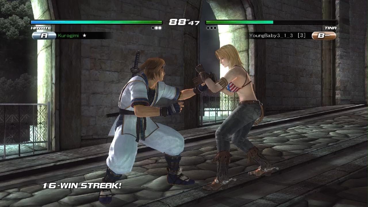 DOA5LR: Alpha (me) vs Nyotengu