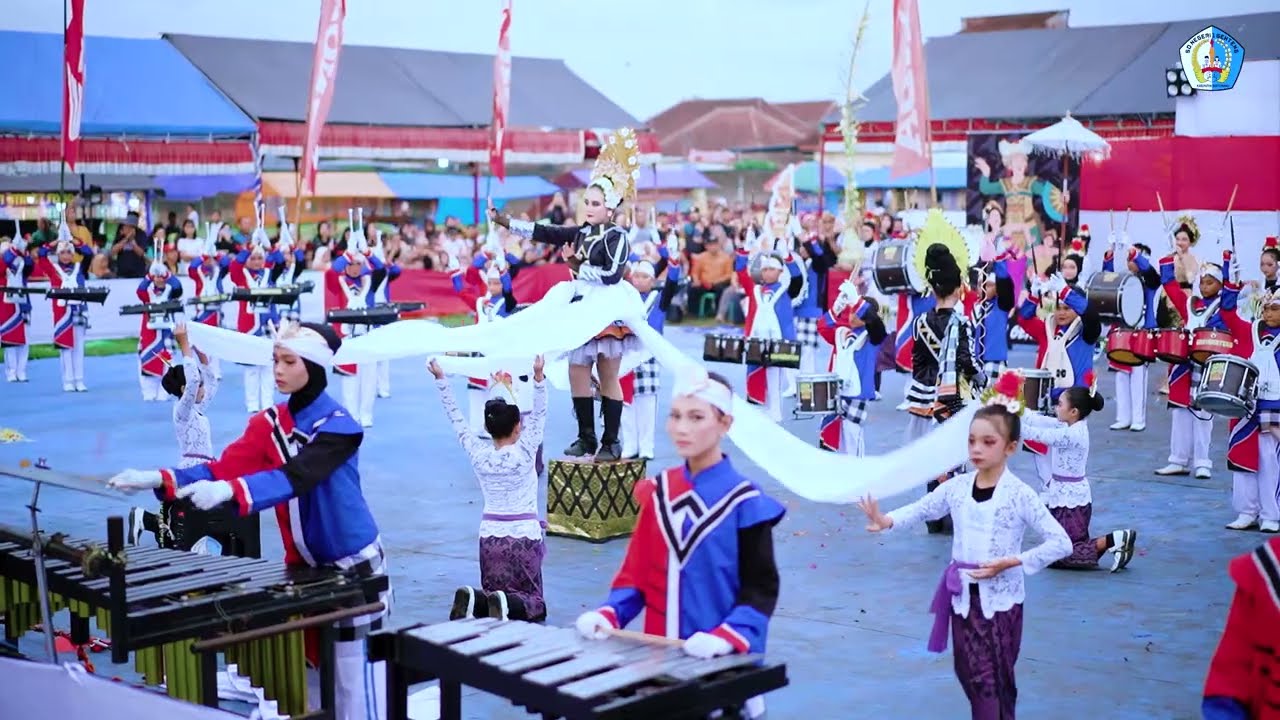 Performance Drumband Genta Bahana Blambangan - SDN 1 Genteng dalam acara BOMC Banyuwangi Tahun 2025
