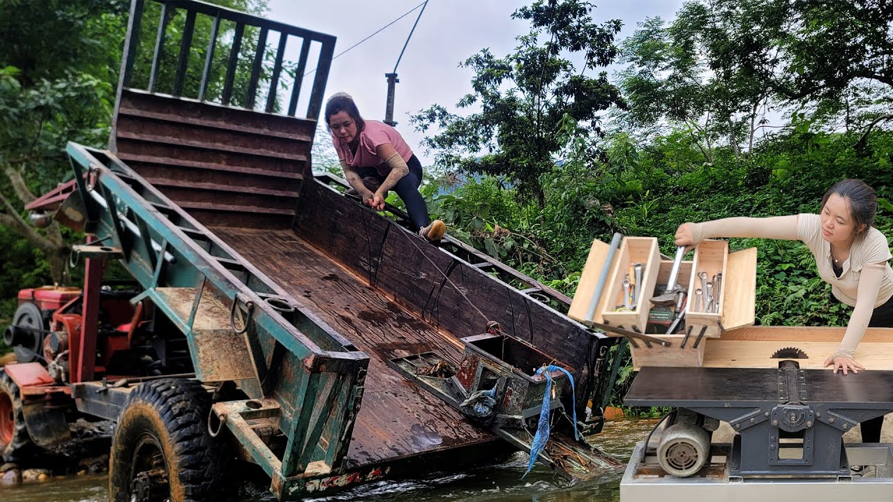 While Clearing Debris with My Tractor After a Flash Flood, I Stumbled Upon This Amazing Machine