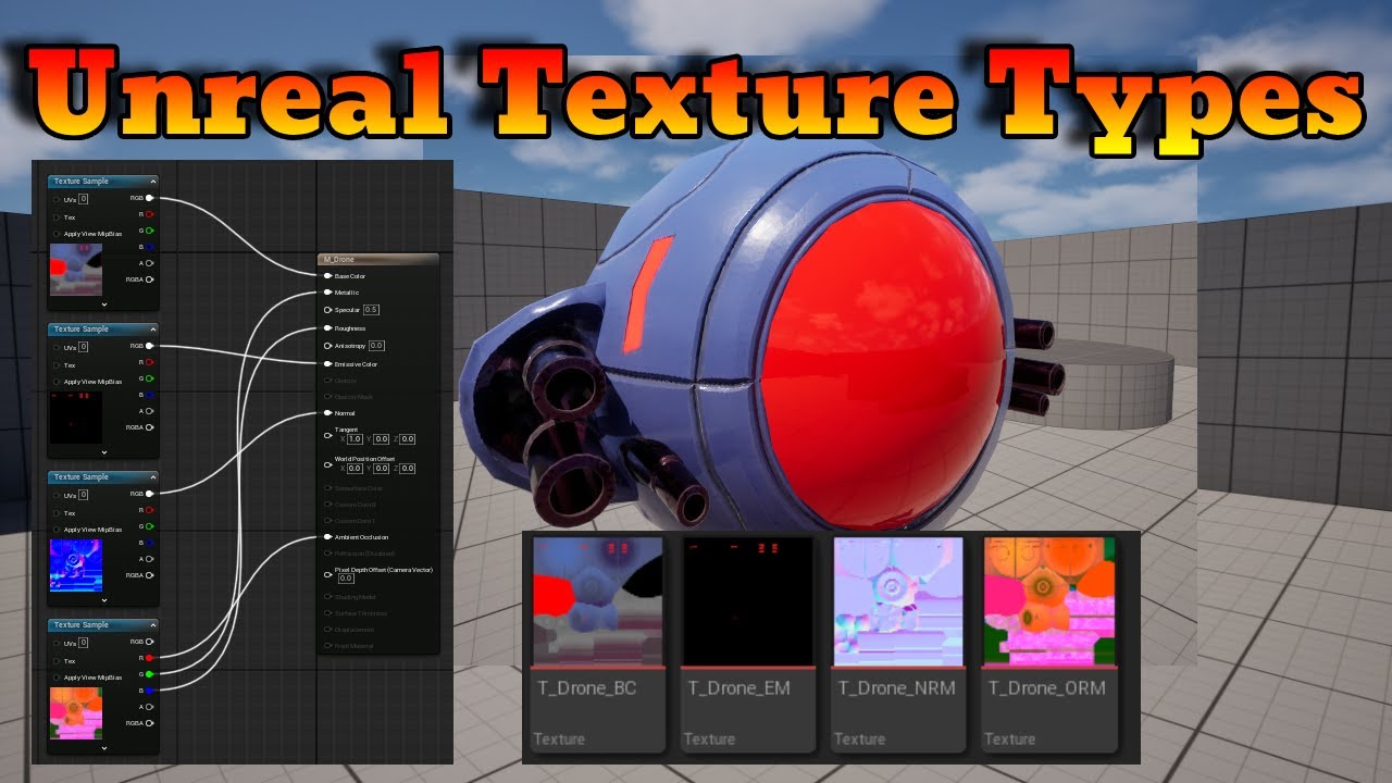 Unreal Texture Basics - Texture Types