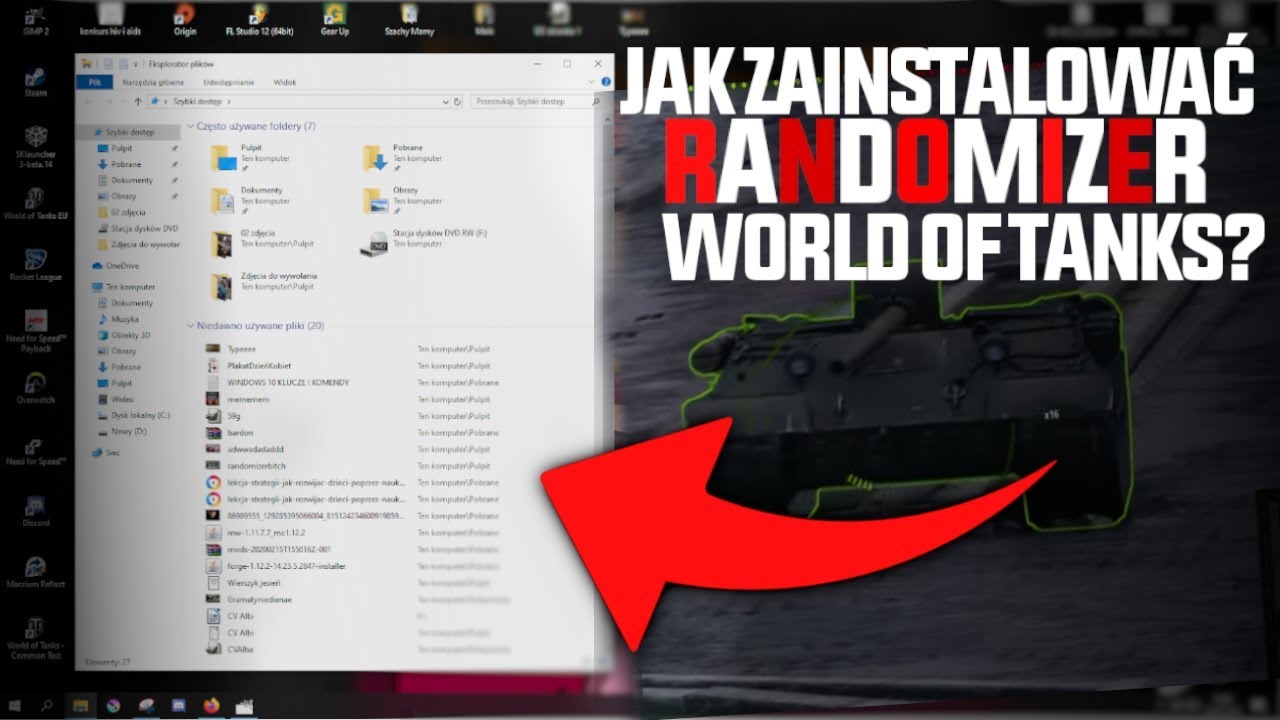JAK ZAINSTALOWAĆ RANDOMIZER MOD WORLD OF TANKS?