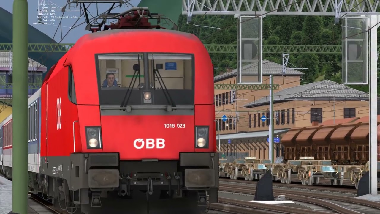 OBB 1016 029 Regional Express Service at Brenner