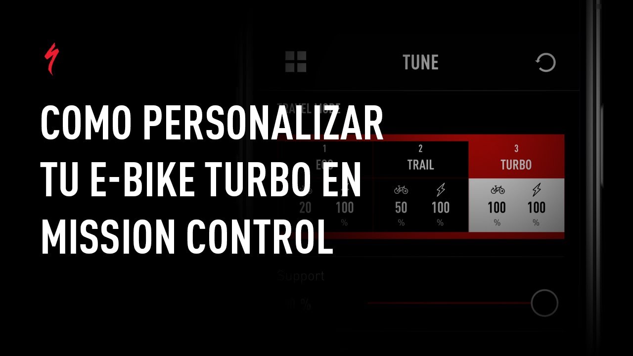 Como Personalizar Tu e-bike Turbo en Specialized Mission Control