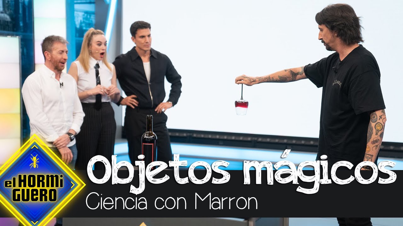 Marron sorprende a Álex González y Marta Hazas con objetos mágicos - El Hormiguero