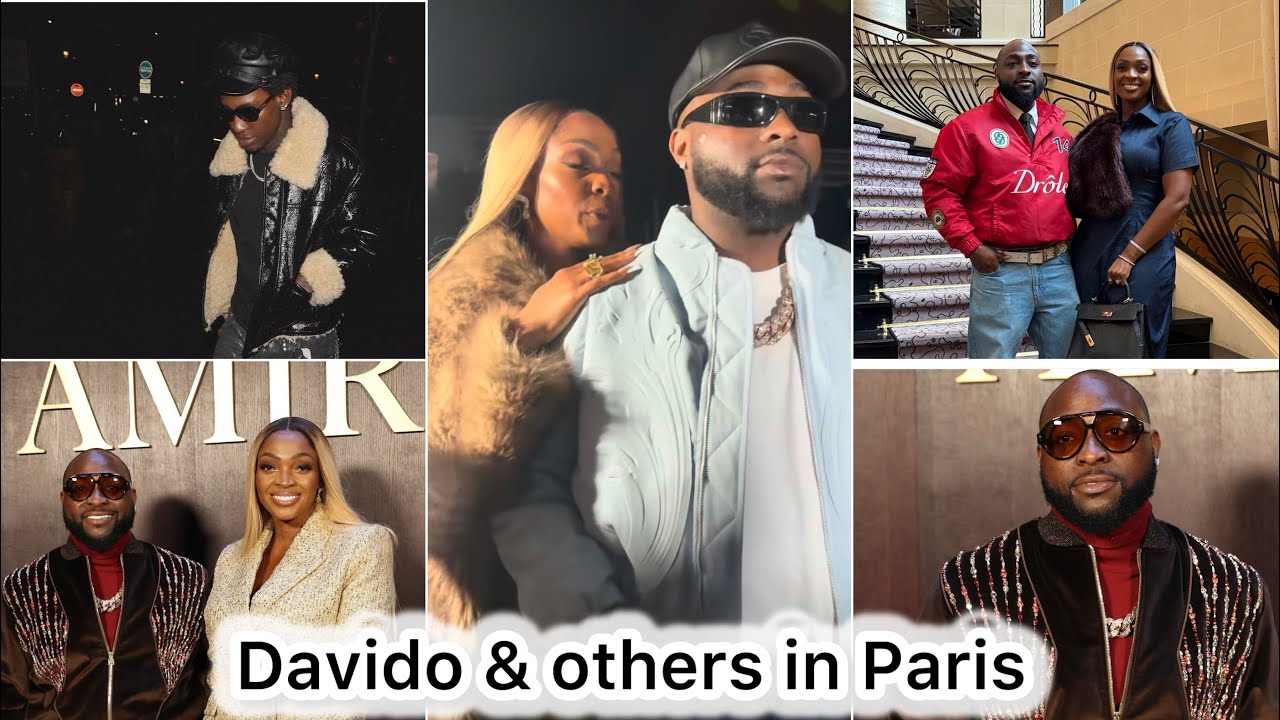 DAVIDO, HIS SISTER SHARON, ShALLIPOPI & OTHERS IN PARIS & ALSO DAVIDO PARIS CONCERT #davido #viral 