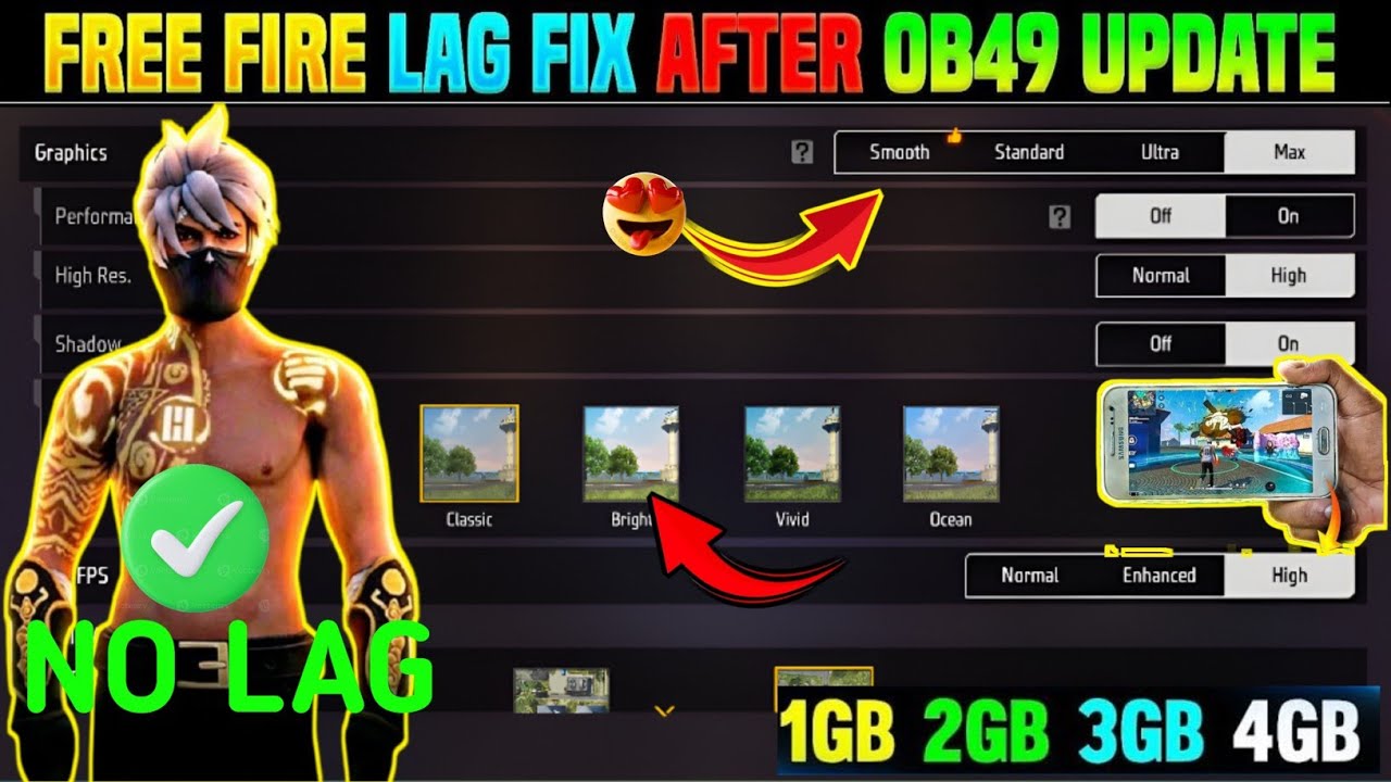 Top 5 Best Settings to Fix Lag in Free Fire Max (2025) | 100% Working for Low-End Device
