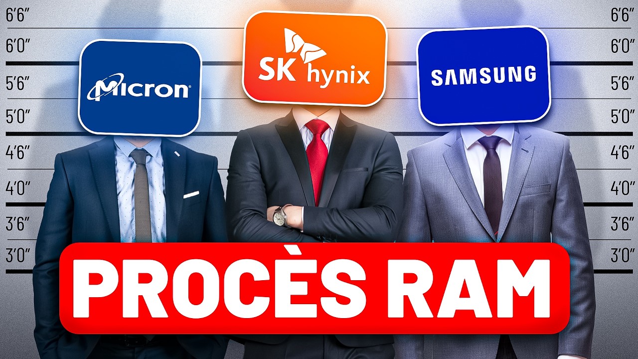 Le CARTEL de la RAM au TRIBUNAL (Samsung, SK hynix & Micron)  - Reboot