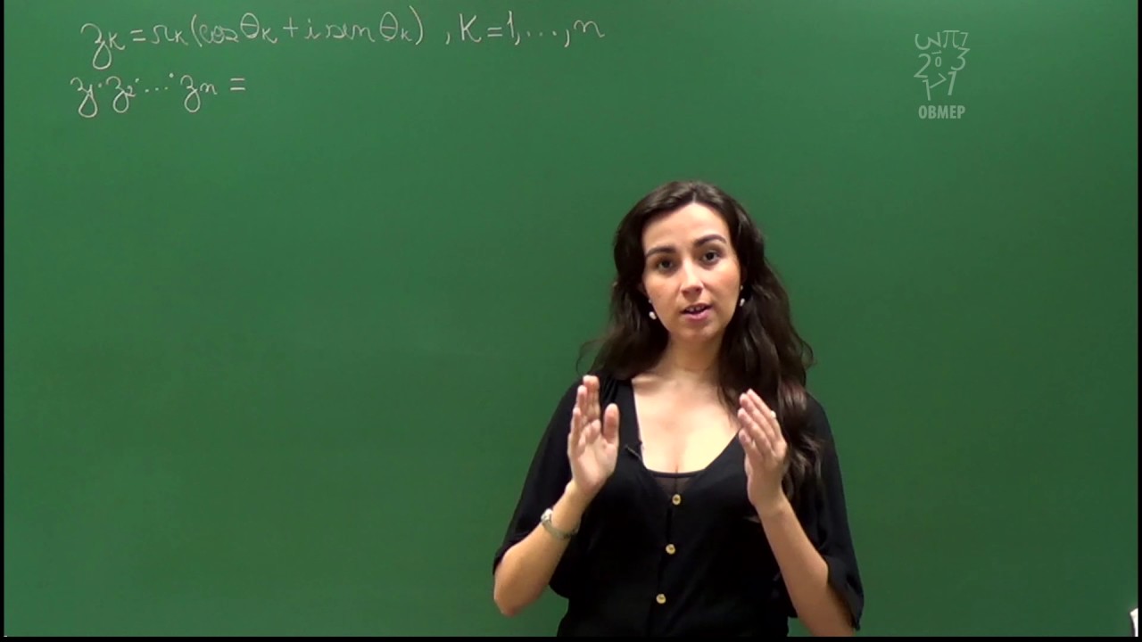Fórmulas de multiplicação de números complexos na forma polar