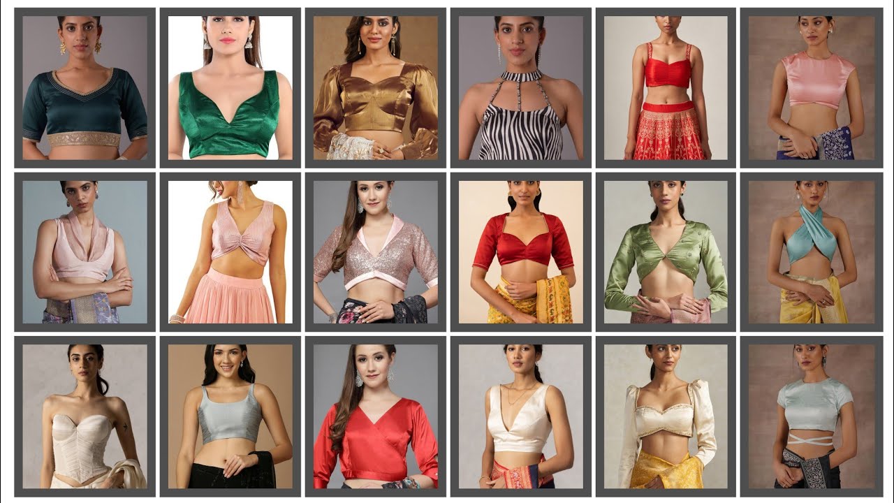 Top 50 Types Beautiful Satin Blouse Designs for Saree | Satin Blouse Front, Back & Sleeve Designs|💥💯