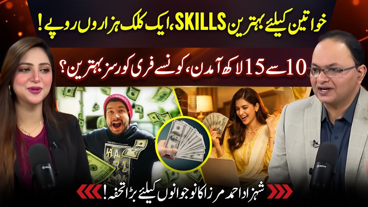 Best Skills for Women | Free Courses to Earn 10–15 Lakhs | Online Earning | Sheherbano Podcast