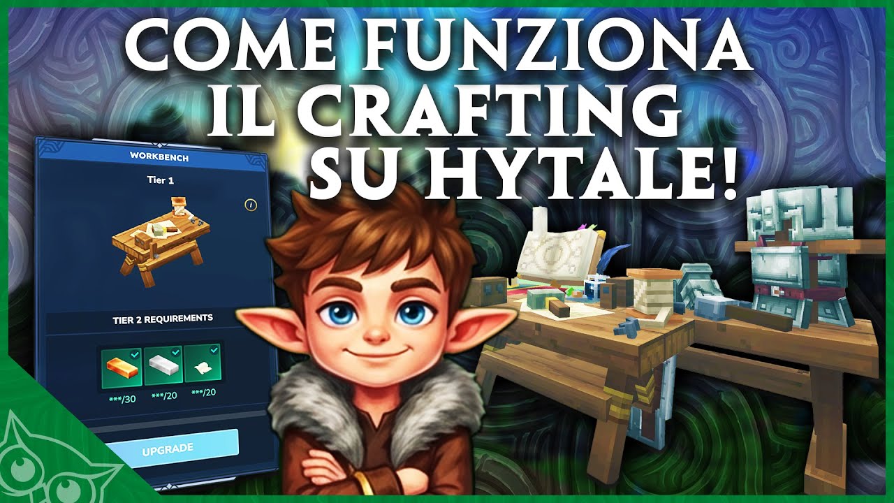 SAI come funziona il CRAFTING su HYTALE?