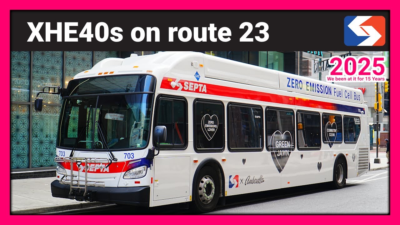 SEPTA's Hydrogen Fuel Cell Buses Hit The Streets - SEPTA TrAcSe 2025