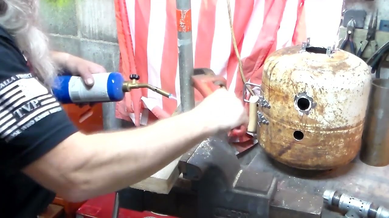 Waste Oil Burner from Propane tank   Part 2