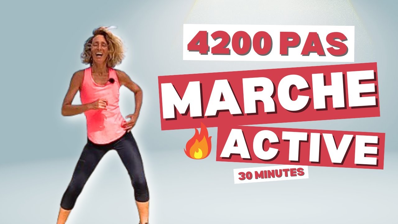 30 MIN Marche Active à la Maison - Perdre 5 kg facilement avec le sourire