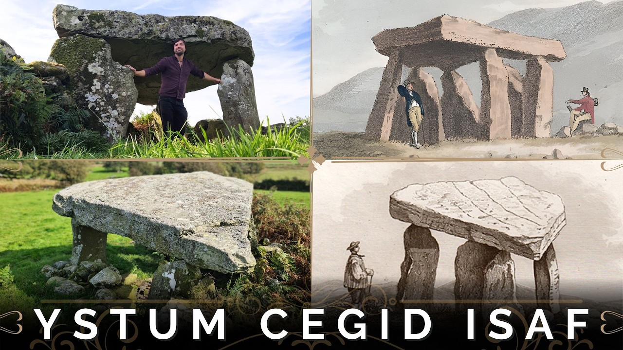 The remains of a much larger monument - Exploring Prehistory in North Wales - Ystum Cegid Isaf