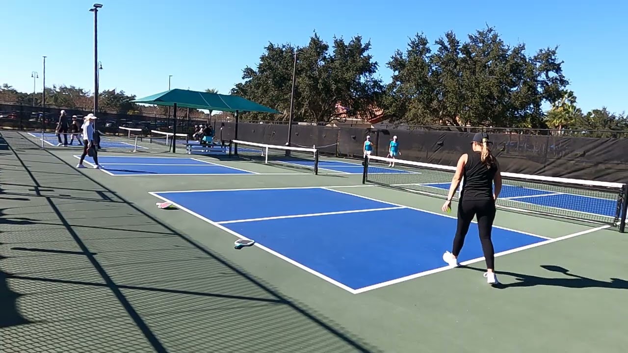 2026-01-19 Part 7 Lisa and Debbie on court 3 and Carol Rock and Peggy on court 4