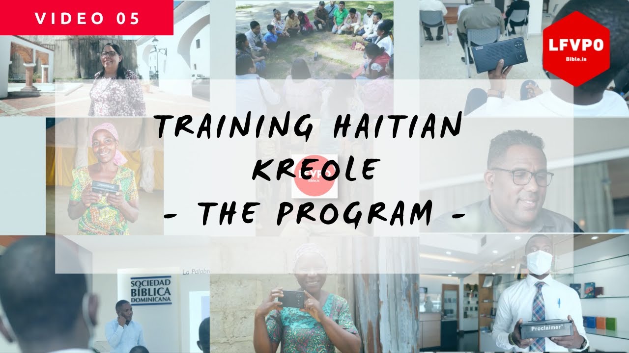 05 LFVPO Training  Haitian Kreole - Program