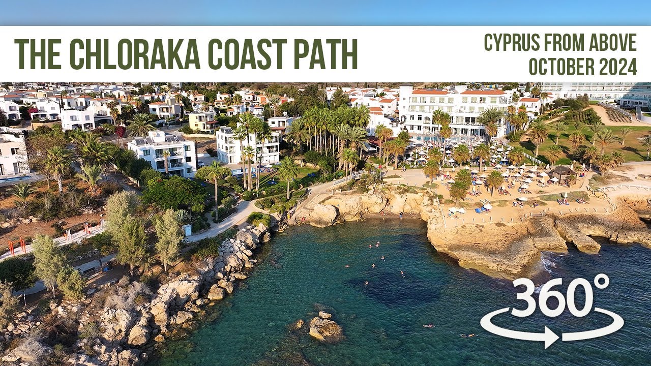 The Chloraka Coast Path From Akti  To Venus Beach