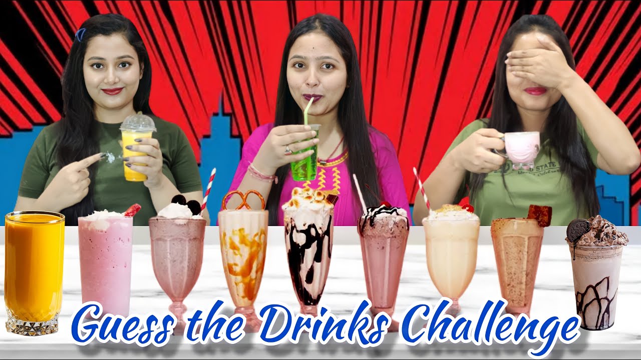 Guess The Soft Drinks Challenge Pt.2 🤗😍Guess The Drinks Challenge