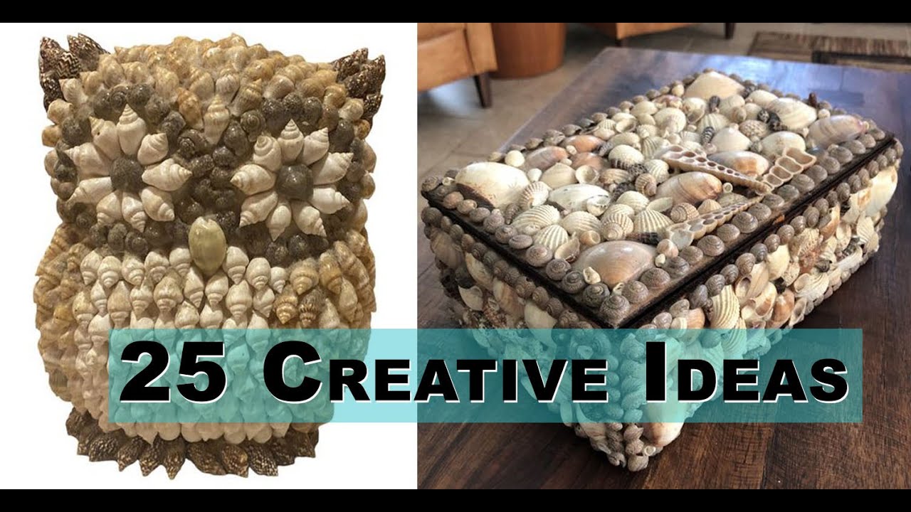 SEASHELL CREATIONS ON ANOTHER LEVEL | IDEAS TO MAKE ART FROM SEA SHELLS