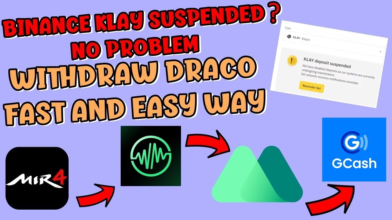 MIR4 | PAANO MAG WITHDRAW NG DRACO SA MIR4| NO NEED TO CONVERT INTO KLAY| TAGALOG TUTORIAL