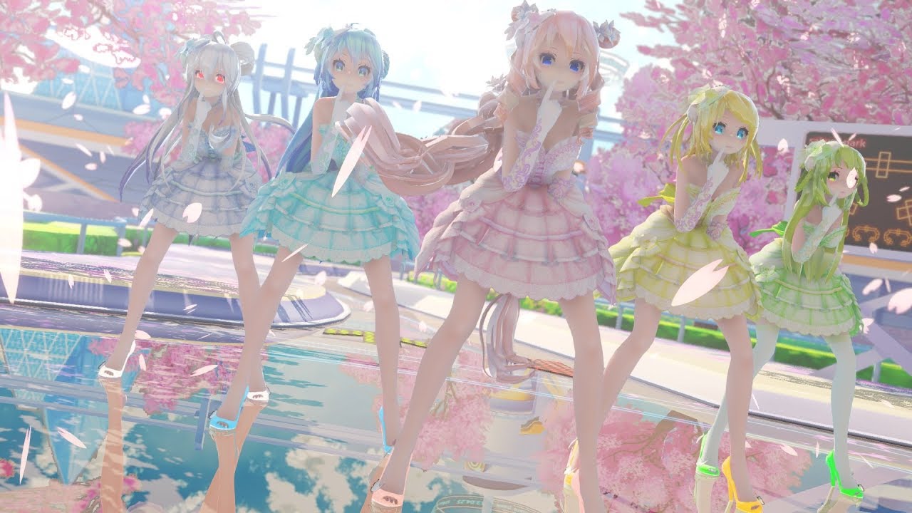 [MMD]Girl's Day(걸스데이)-Twinkle Twinkle(반짝반짝){14Models}(Vocaloid Miku Haku Luka Rin)