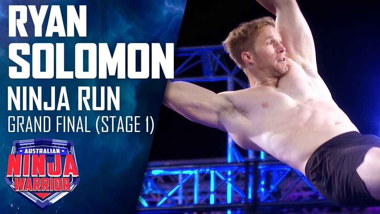 Ryan Solomon hits the buzzer for the first time this year | Australian Ninja Warrior 2019