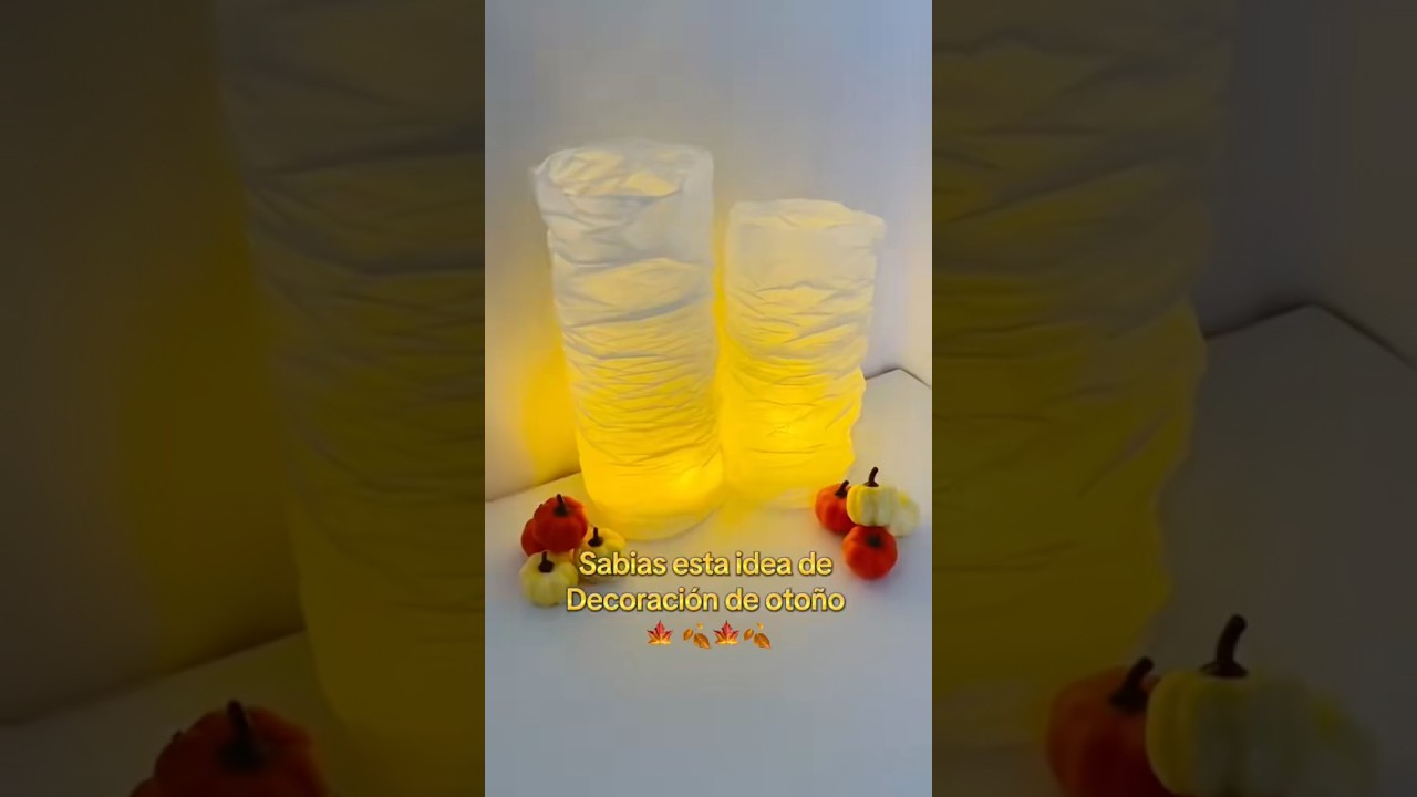 Idea de manualidad de candelabro #diy#manualidad#candelabro####