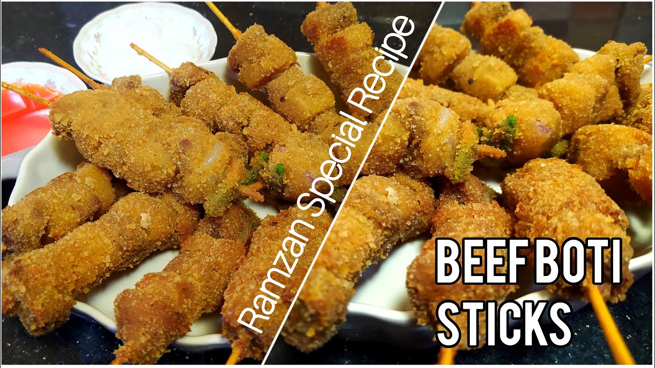 Beef Boti Sticks (Ramzan Special Recipe) - Ramadan Recipe