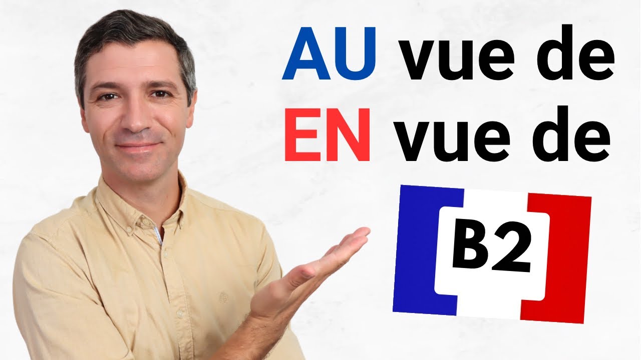 Quelle est la différence entre EN VUE DE et AU VUE DE en français ?