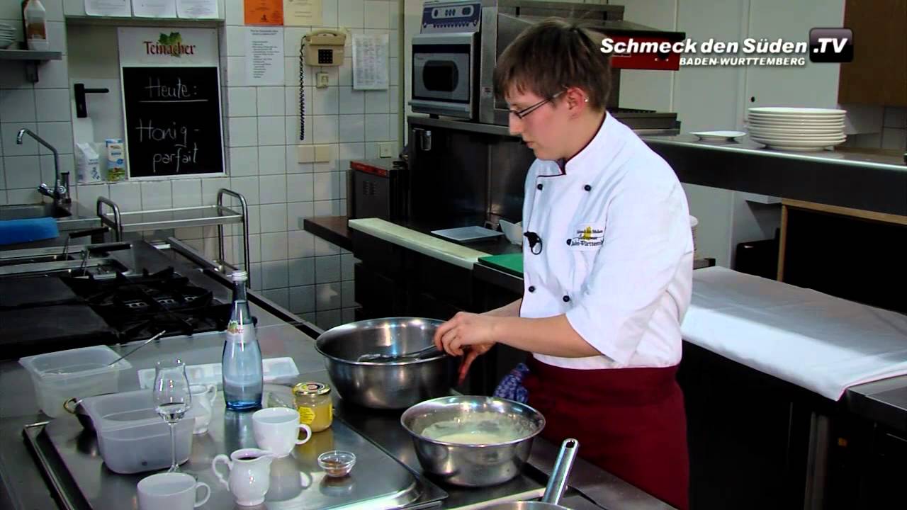 Honigparfait mit Zwetschgenragout (Langversion)