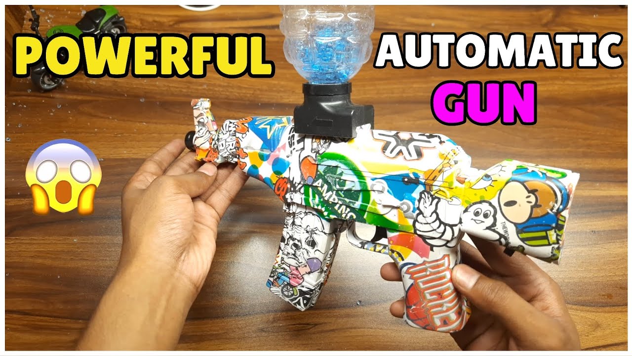 Powerful Automatic Gun Unboxing And Review - Amazing Toys #gun #automaticgun #shootinggun