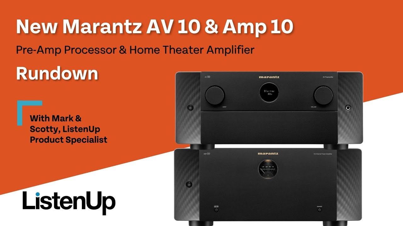 Home Theater Super System! New Marantz AV 10 & Amp 10