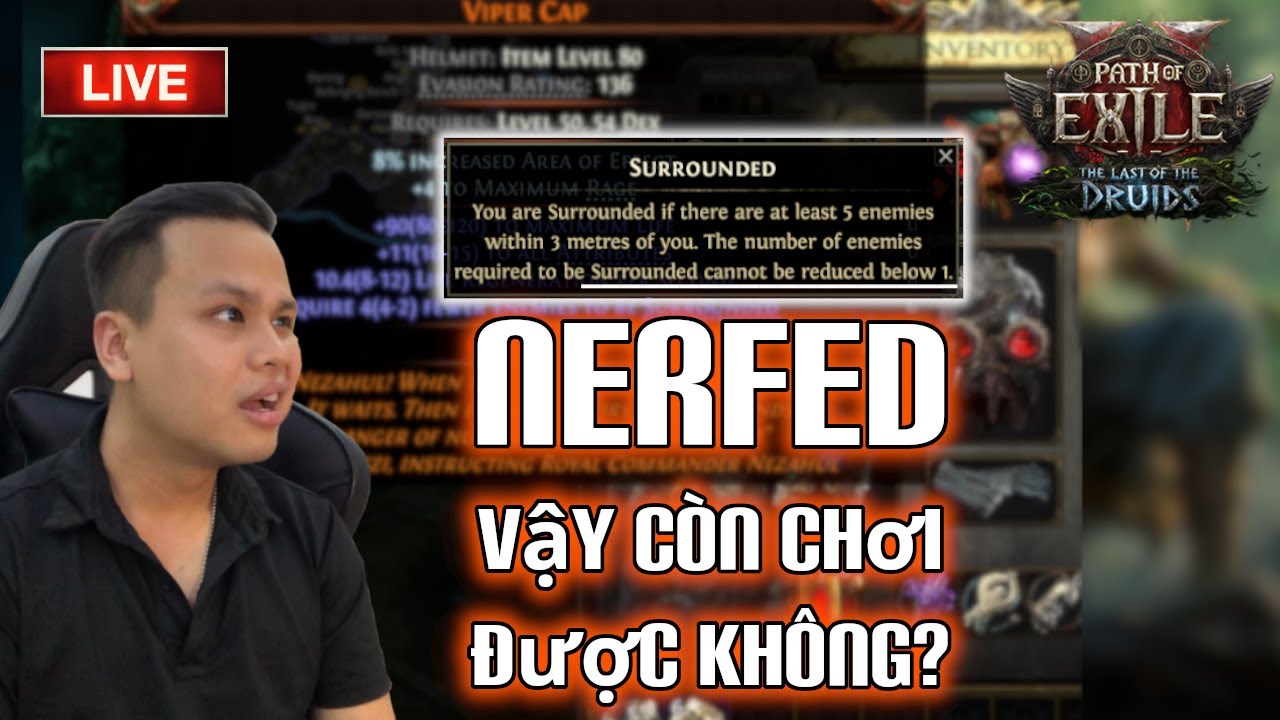 🔴NERFED RỒI CON CHƠI ĐƯỢC KHÔNG? - MORTAR CANNON CLUSTER GRENADE -  POE 2 - 1440p60fps