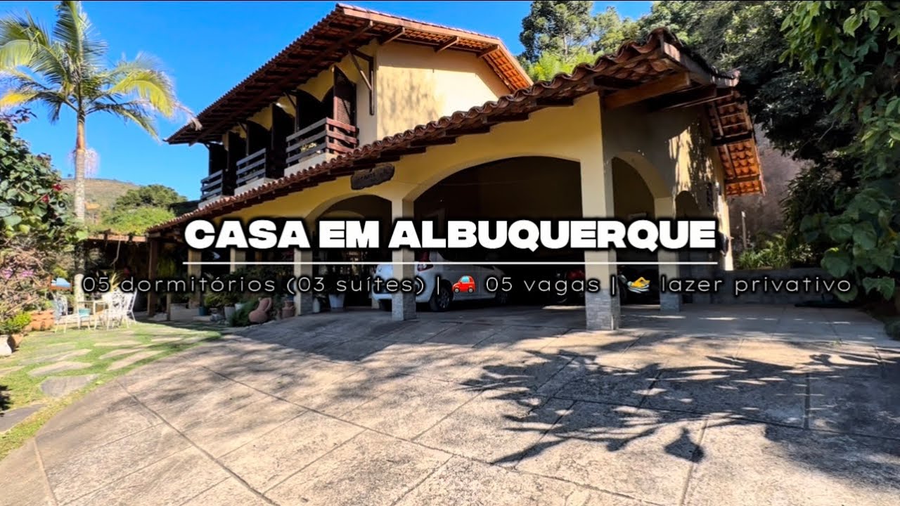 (CA00161|VENDA) Casa com 05 dormitórios e lazer privativo, à venda em ALBUQUERQUE, Teresópolis! 
