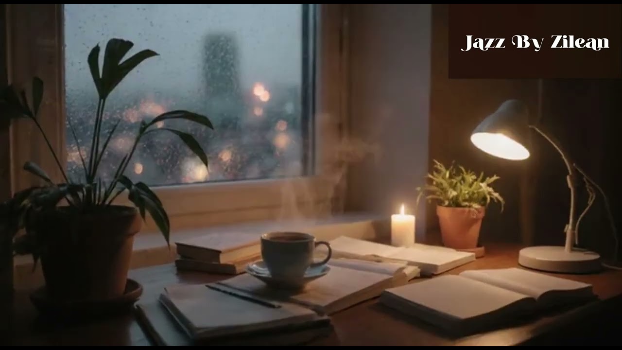 Jazz Lo-fi ☂️ Rainy Playlist / Coffee time, Study, Focus, Relaxing