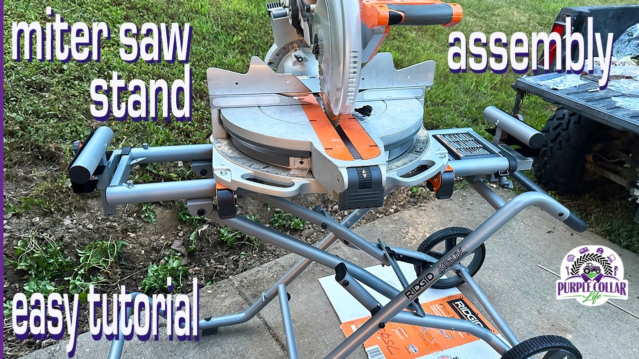 Ridgid MS-UV miter stand assembly instructions Model AC9946