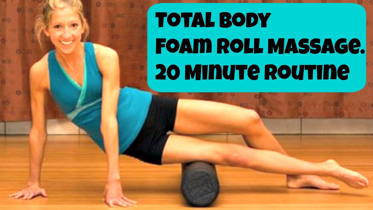 Total Body Foam Roller Exercise Video. After Workout Massage Routine