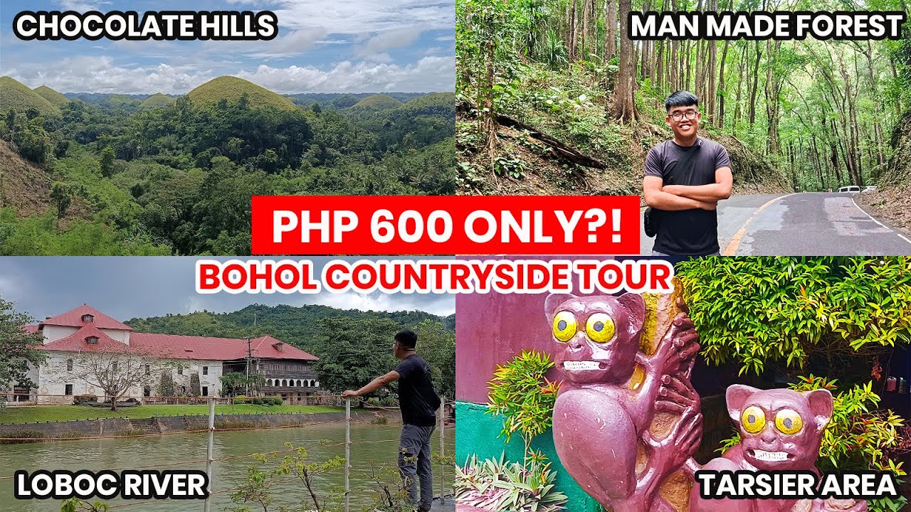 Affordable Bohol Countryside Tour | ₱600 Full-Day Travel Vlog 🇵🇭
