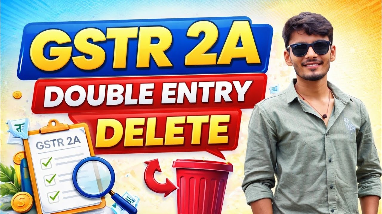 GSTR 2A double invoice delete #gstr2a #2Adoubleinvoice #shortcutally #tallyprime #caguruj8 #youtube 