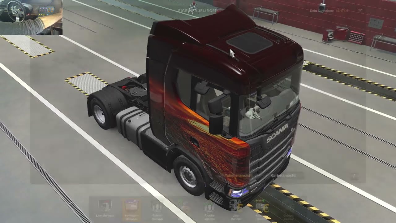 ETS 2:  #21 N&uuml;rnberg-Frankfurt |No Speed Limit |Thrustmaster TMX |Saitekkonsole